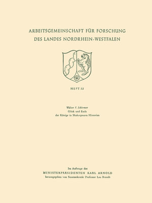 cover image of Glück und Ende der Könige in Shakespeares Historien